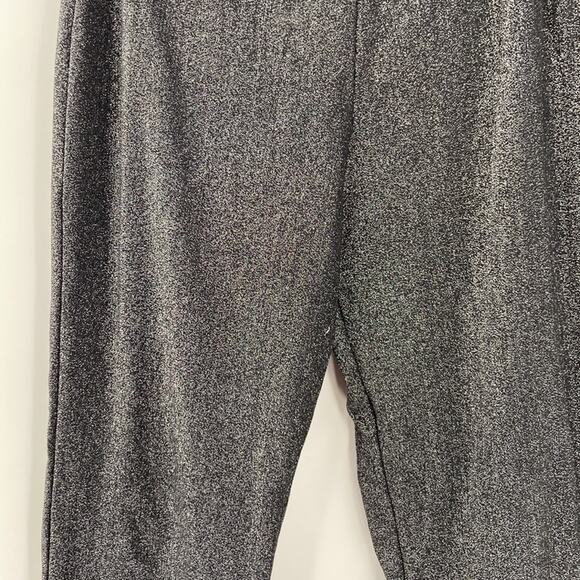 Vintage Y2K silver metallic straight leg pants - Picture 3 of 4